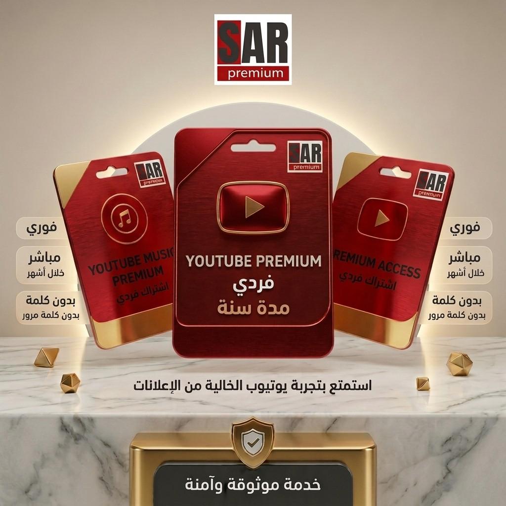 اشتراك يو بريميوم سنة فردي